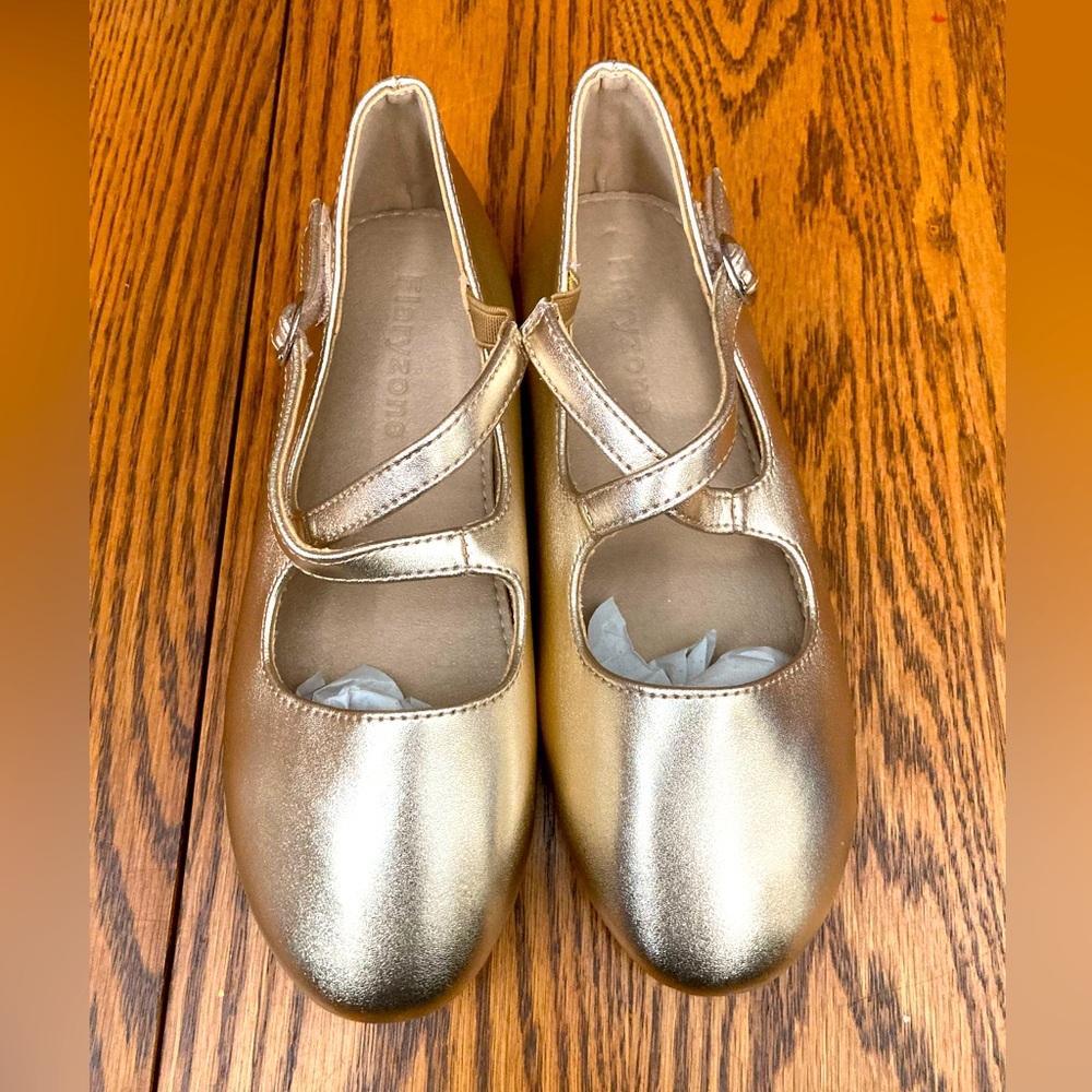 🩰FLARYZONE🩰Ballerina MaryJane Dress shoes sz13 faux leather STURDY/COMFORT✨NWT✨